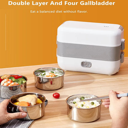 Lonchera Vaporera Inteligente: Almuerzo Caliente, Fresco y Saludable en cualquier lugar!